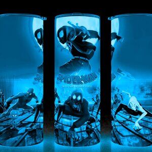 Glow in the Dark Spiderman Into the Spiderverse  All Characters Cup Mug Tumbler